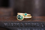 Tourmaline and Diamond Ring